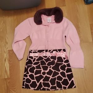 Must Have- Size 6- 4 Piece Giraffe Outfit